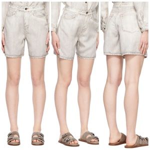 •RAG & BONE• Maya Liquid Short in Black Bleach Size 34